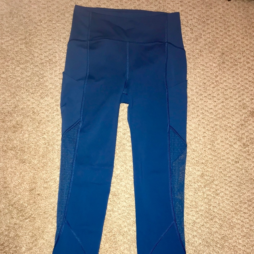 Blue Lululemon Yoga Pants Size 2
